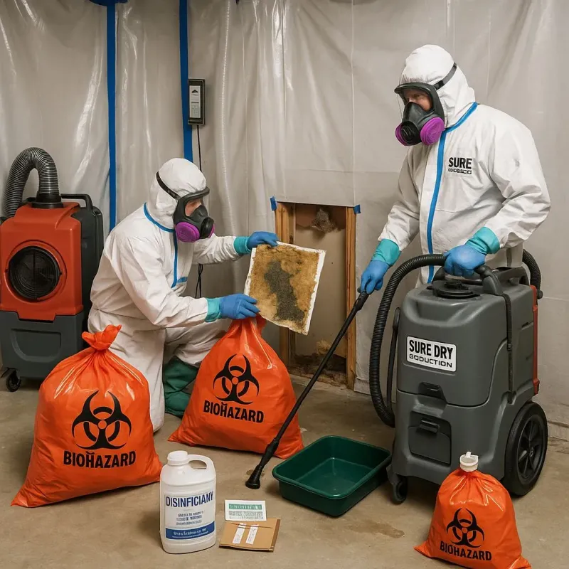 Contaminated Water Handling Protocols process in Canton, MS